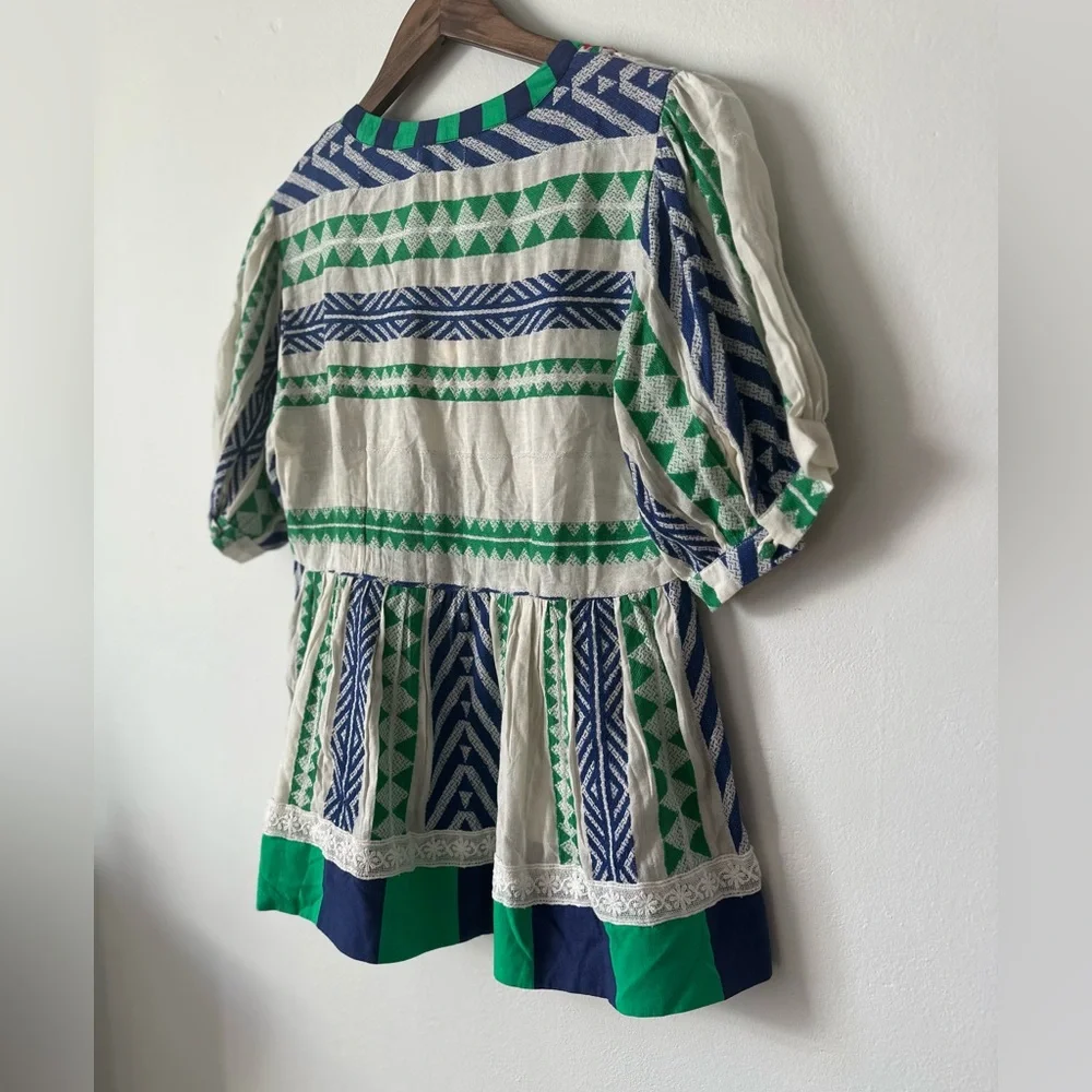 NWT Anthropologie–Verb by Pallavi Singhee Sylvia Babydoll Blouse - Picture 10 of 13